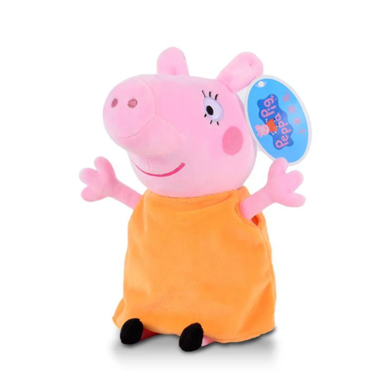 30 см Свинка Пеппа дедушка бабушка Peppa Джордж плюшевый медведь динозавр плюшевые игрушки Дети День рождения рождественские подарки