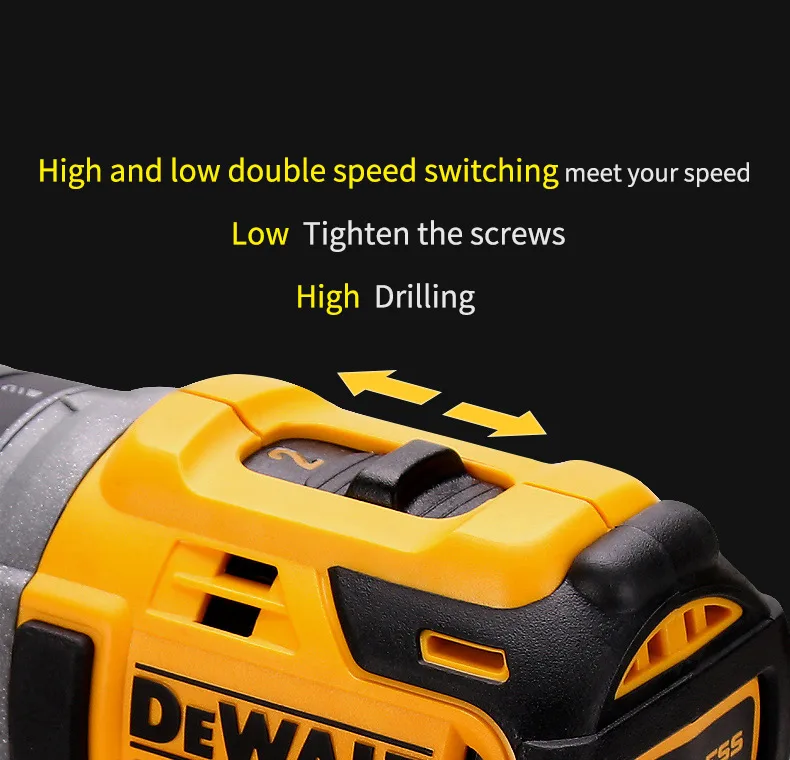 Dewalt DCD791 DCD777 20V Беспроводная сверлильная электрическая отвертка Мини Беспроводной Мощность драйвер постоянного тока литий-ионный Батарея 2-Скорость
