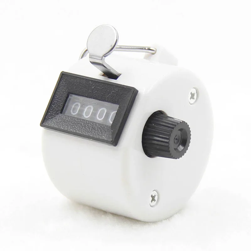 8 Color Digital Tasbih Counter 0-9999 Hand Tally Counter ABS Mechanical Clicker Mini Calculator Manual Count Tool