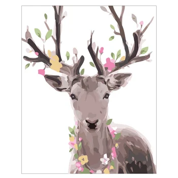 

Paintworks DIY Oil Painting Art Craft Home Decor Numbers Oil Painting Kit for Bedroom Office Arts,Crafts & Sewing 40 x 30cm TB