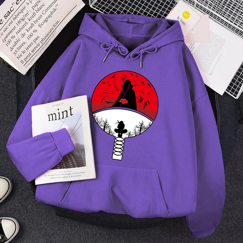 Hoodie Tracksuits Anime Wear Manga Fleece Harajuku Vintage Crewneck Wears-Pattern Print