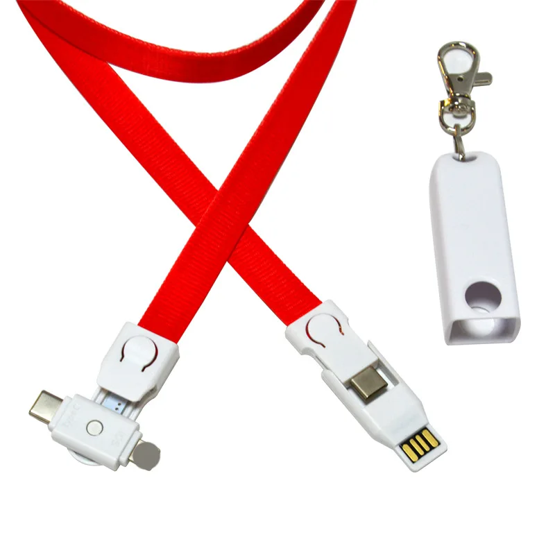 Ремешок для сотового телефона Micro-usb кабель для зарядки, 33,5 дюймов линейка Lanyards шейный шнур для зарядки телефона/ключей/брелка