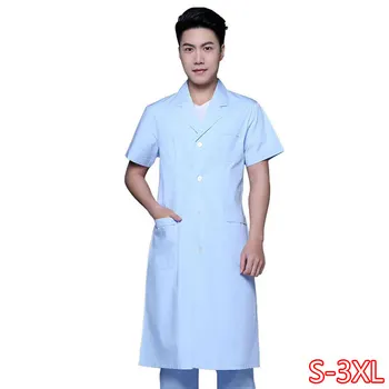 

Medical White Coat Food Service Health School Laboratory Tooling Nurse Uniforms 2020 Men Cotton Polyester Twill Dunayskiy