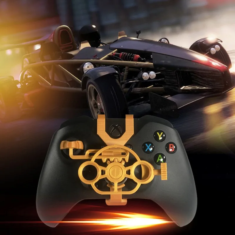 Для Xbox One Gaming Racing Wheel 3D Печатный мини-руль добавить для Xbox One X/Xbox One S/Elite контроллер