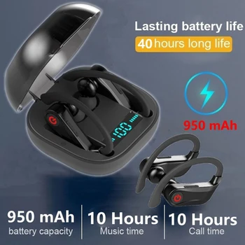 

Bluetooth Headset Half In-Ear with Digital Noise Reduction Waterproof Sports Headphone