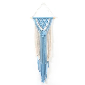 

Handwoven Cotton Tapestry Bohemian Room Wall Decoration Tassel Decoration for Family,Party Decoration,Wedding Background