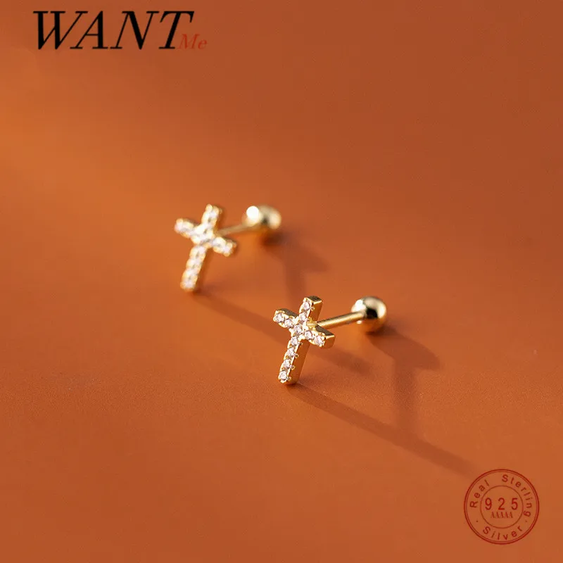 

Женские серьги-гвоздики WANTME из серебра 925 пробы с фианитами