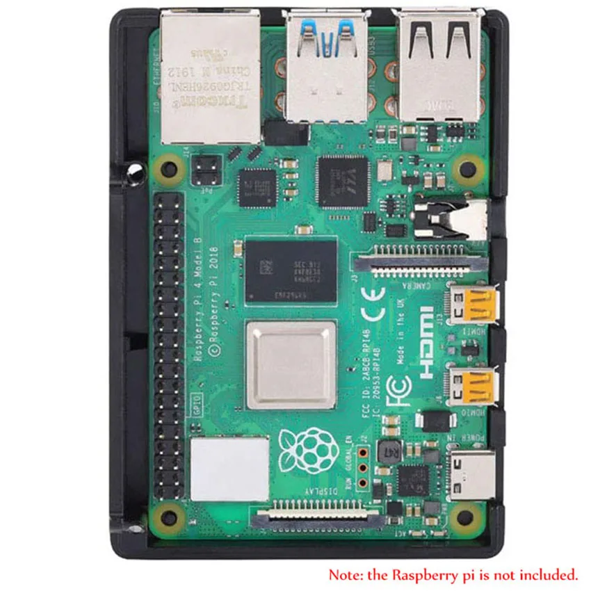 Чехол Raspberry Pi 4 из алюминиевого сплава с охлаждающей колонной Пассивный