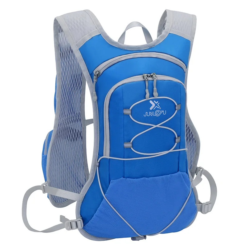 Outdoor Hydration Backpack 2L Water Bag Bag with Water Bladder Cycling Hiking Camping Travel Mountaineering Bag - Цвет: Blue
