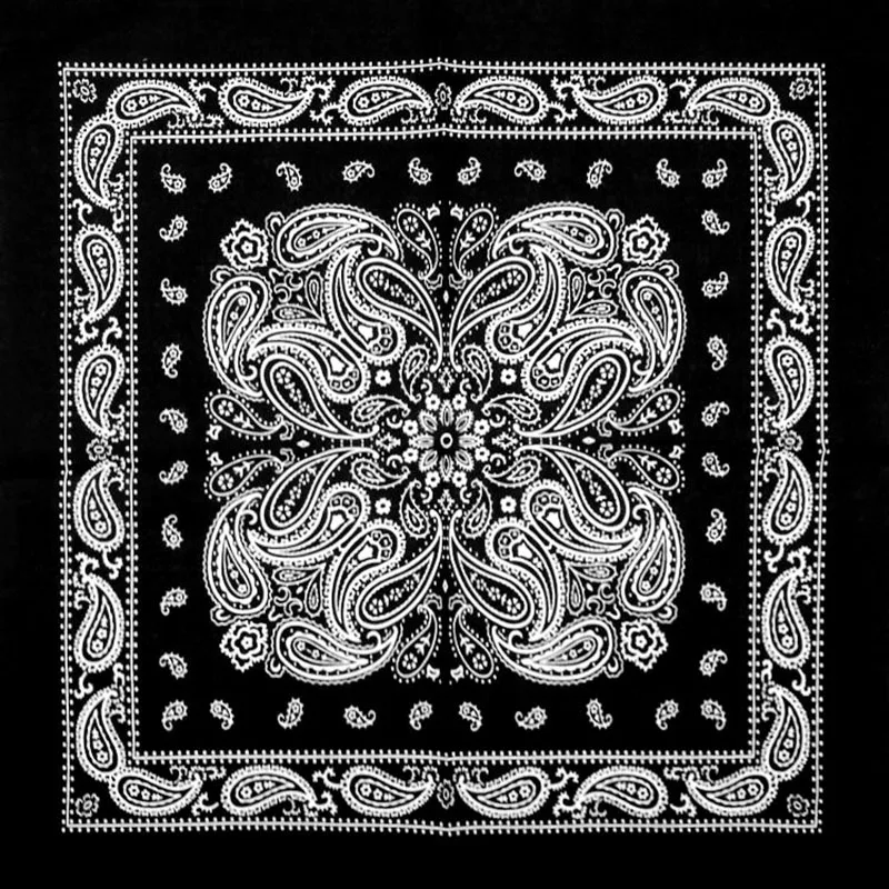 Hip Hop Cotton Scarf Bandana Gradient Square Headband for Women/Men/Boys/Girls cycling bandana bandana headscarf cotton bandana camouflage bandana motorcycle bandana multifunctional bandana bandana neck cover