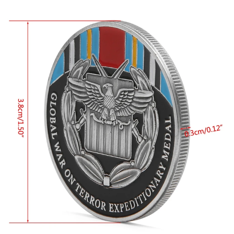 Глобальная война с террором, памятная медаль, коллекция монет Q9QA