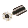 Tissu rayé Badge broche couronne étoile médaille Milirtay uniforme Corsage ► Photo 2/6