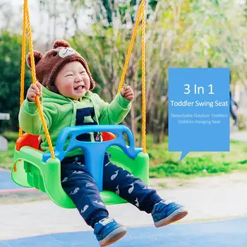 

Infant To Toddler To Kid To Juvenile Swing Seat 3 In 1 Swing Set Suitable For Indoors And Outdoors New Bright Colors Environment