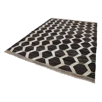 

255x330 Cm Brown Handmade Contemporary Area Rug-8x11 Ft