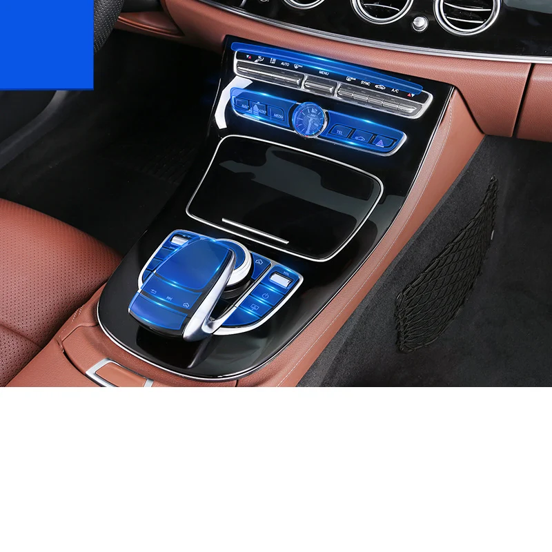 

Lsrtw2017 TPU Transparent Car Interior Film Central Control Sticker for Mercedes Benz GLC260 C Class C200 A200 E Class E300