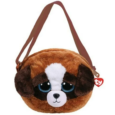 Ty Beanie Stuffed Plush Gear Backpack Duke Dog Brown White Backpack Shoulder Bag Purse Soft Toys Girl Birthday Gift