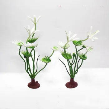 

10.5 CM psychological sand table simulation simulation model of water aquarium fish tank plastic grass and flowers