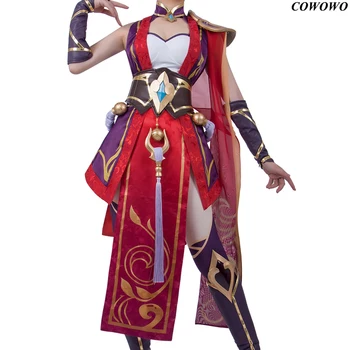 

Anime! Game LOL Riven The Blade Dancer Jade Sword Legend New Skin Battle Suit Sexy Uniform Cosplay Costume Halloween Free Ship