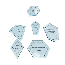 Stencil modello trapuntatura Patchwork 300Pc per righello macchina da cucire domestica