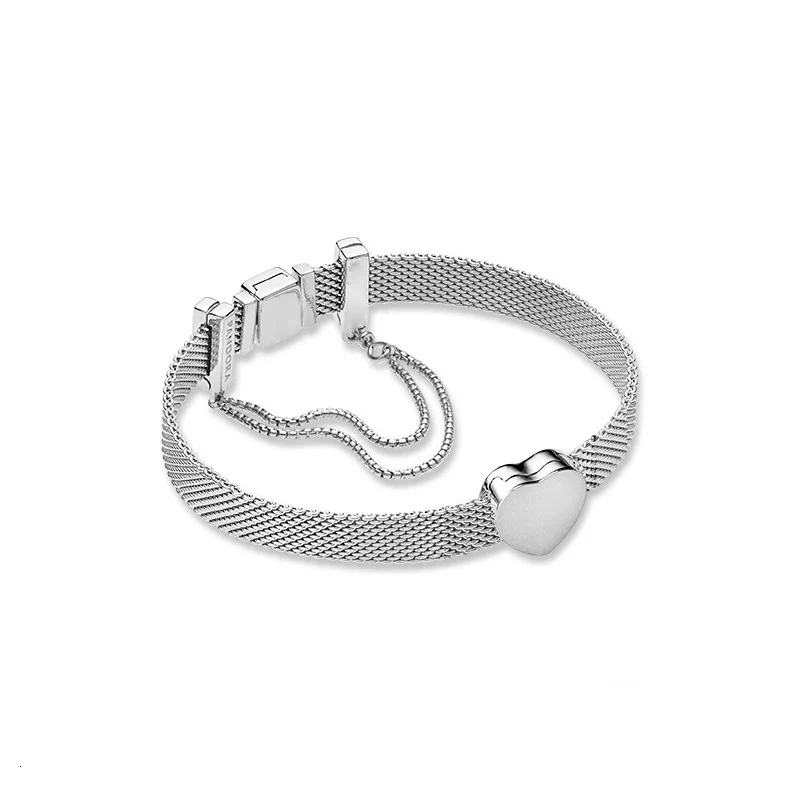 

high quality 1:1 100% 925 silver sterling zipper free shipping bracelet