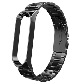 

Metal Strap Screwless Stainless Steel For Xiaomi Miband 3 4 Band Bracelet Metal Replacement Strap For Xiaomi Mi Band 4 3