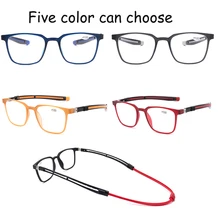 Новые магнитные очки для чтения, портативные мужские и женские висящие на шее очки для чтения TR90, магнитные очки для чтения для пожилых людей