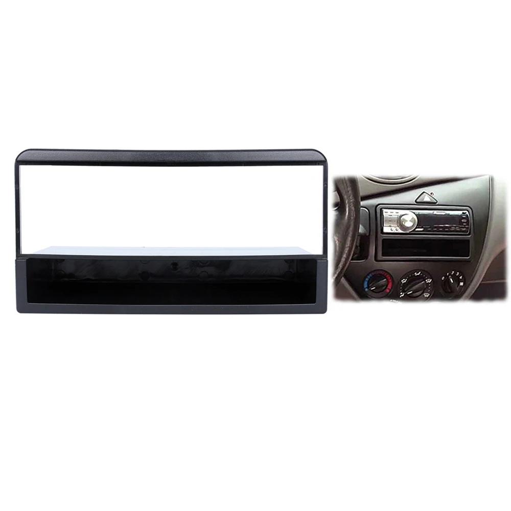 Longshi 182*53Mm Refitting 1Din Car Radio Fascia Cover Panel Frame Kit Per 1998 1999 2000 2001 2002 2003-2006 Ford Fiesta Focus