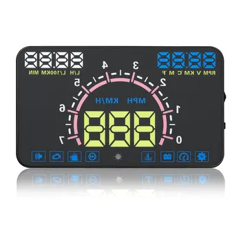 

5.8-Inch OBD II Universal Hud Head Up Display Windshield Projector Hud Projector OBD2 EUOBD Car Driving Speed Meter