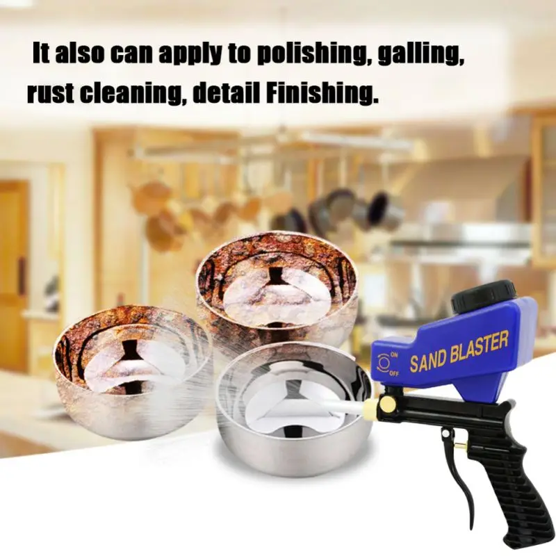 

0 Portable Gravity Sandblasting Gun Pneumatic Sandblasting Set Anti-rust Sandblasting Machine Small Sandblasting Machine