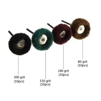 

Abrasive Wheel Buffing Wheels Polishing Wheel Set for Dremel Rotary Tool Grinding Polishing Accessories 40 PCS