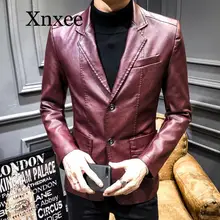 Лидер продаж, весенне-осенняя мужская куртка из искусственной кожи, Мужская замшевая куртка, повседневное пальто, мужская одежда