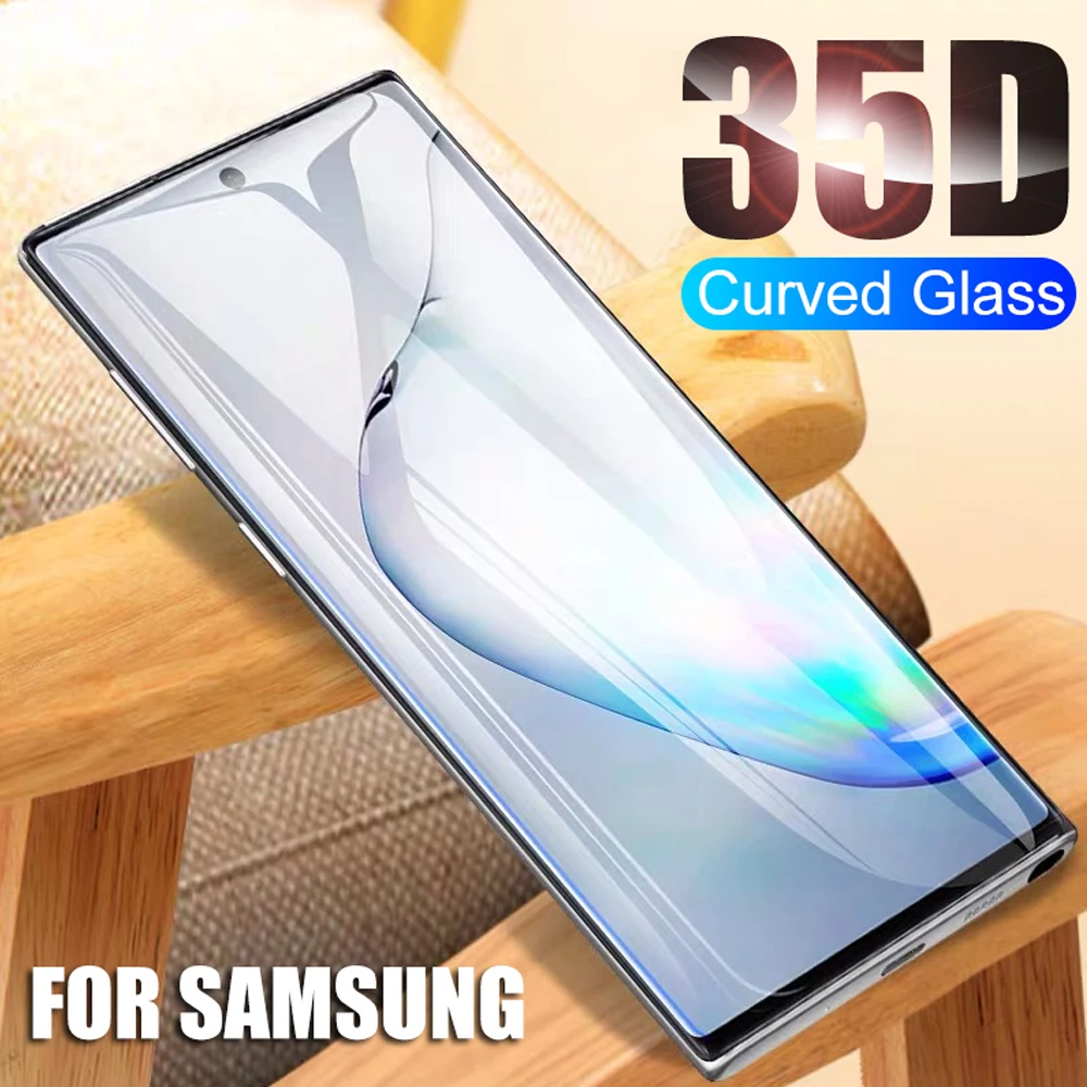 Для samsung galaxy s20 ultra s10 lite s10e s9 s8 plus s7 edge Защитная пленка для экрана из закаленного