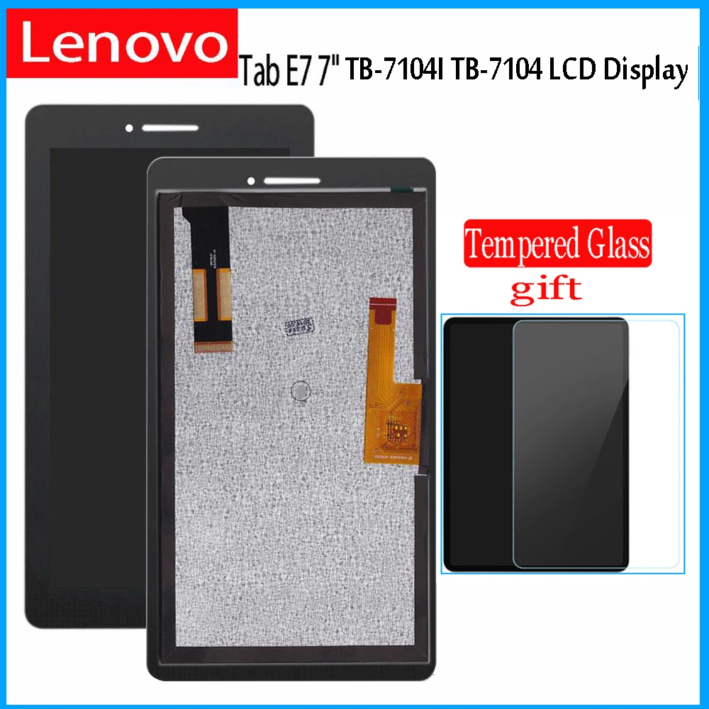 Lenovo Tab E7用7インチlcdタッチスクリーンセット Tb 7104i Tb 7104 Tb 7104i 新品 タブレット液晶 パネル Aliexpress