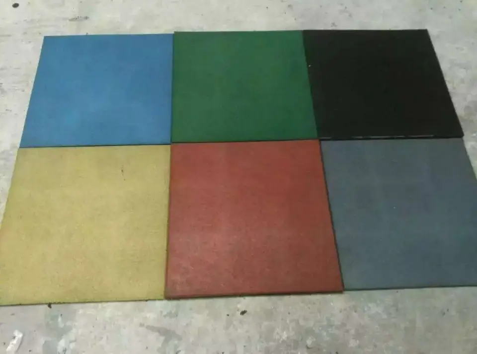 

Free Weight Floor Rubber Mat Gym High Thickness Loss Prevention Floor Mat Manufacturers Direct Selling