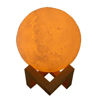 

2 in 1 3D USB Chargeable Large Capacity Artistic Lunar Moon Lamp Humidifier Night Light Home Decoration