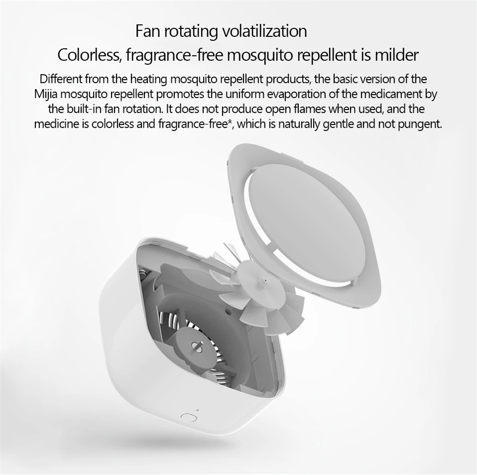 2019 New Xiaomi Mijia Mosquito Repellent Killer Smart Version Phone timer switch with LED light use 90 days Work in mihome AP (2)