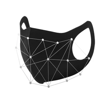 

2 Set/Lot Reuseable Dust Filter Mask Unisex Black Mouth Mask Breathable Anti-dust Haze Face Mouth Mask Anti Pollution Washable