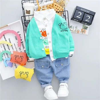 

Baby Boys Girls Clothing Sets 2020 Autumn Coats Shirt Pants Inafnt New 2020 bornCasual Clothes Kids Children Costume