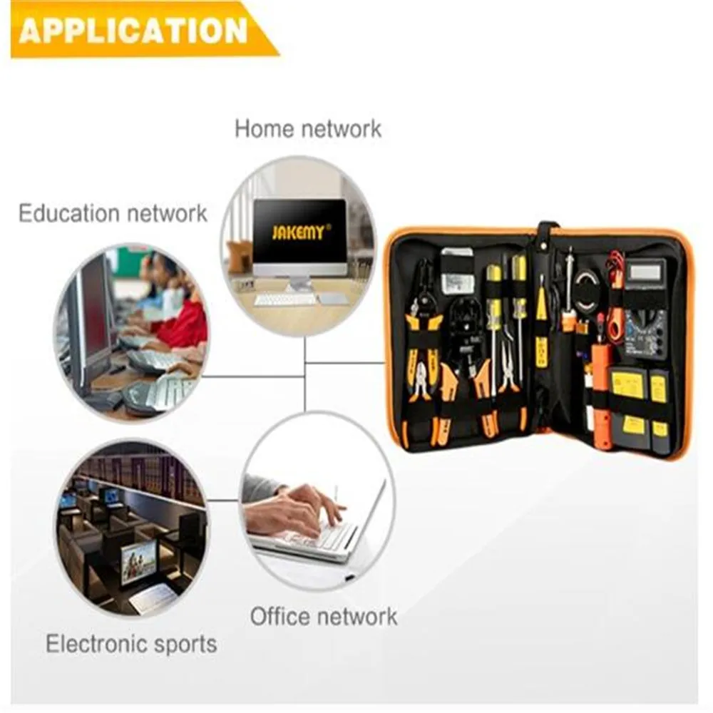 17 in 1 Networking Repair Tool RJ45 RJ11 RJ12 CAT5 CAT5e Portable LAN Network Repair Tool 2