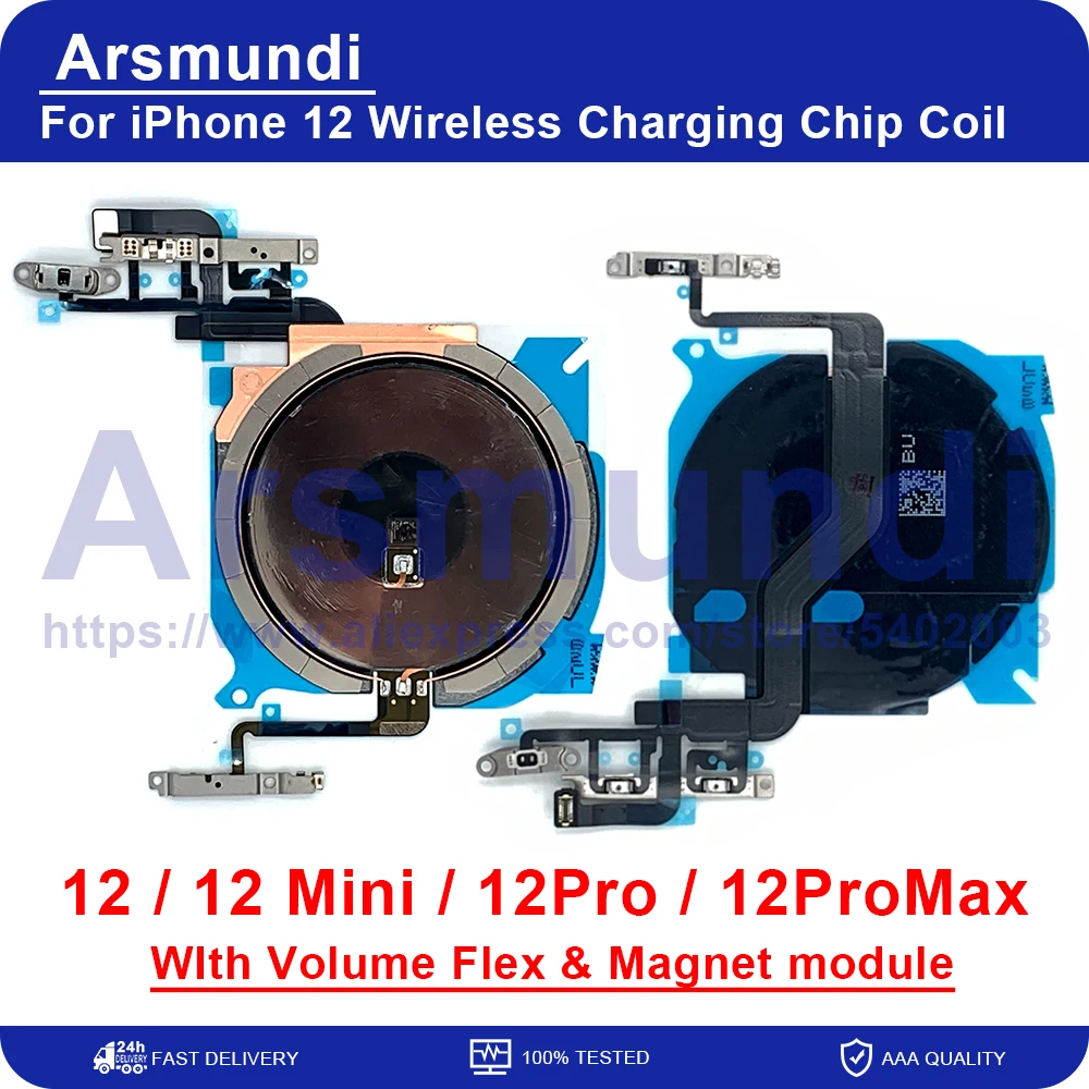 Original Nfc Chip For Iphone 12 Mini Pro Max Wireless Charging Charger Panel Coil Sticker With 