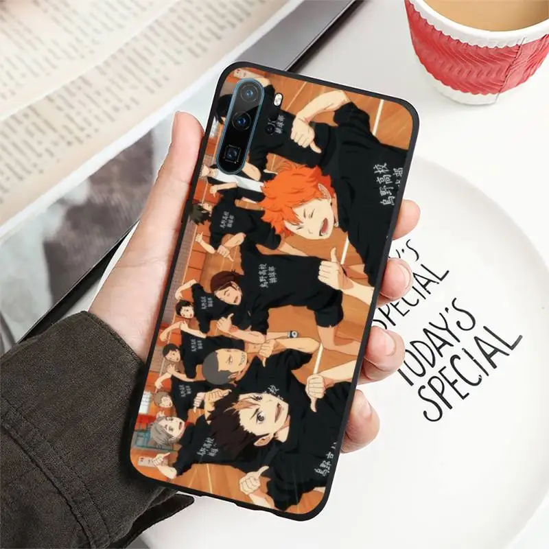 Huawei dustproof case haikyuu Anime Phone Case For Huawei P20 P30 P40 lite Pro P Smart 2019 huawei phone cover