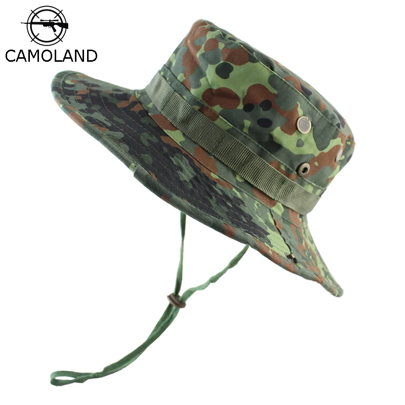 Камуфляжные Панамы CAMOLAND для мужчин шапка тактическая снайперская страйкбола