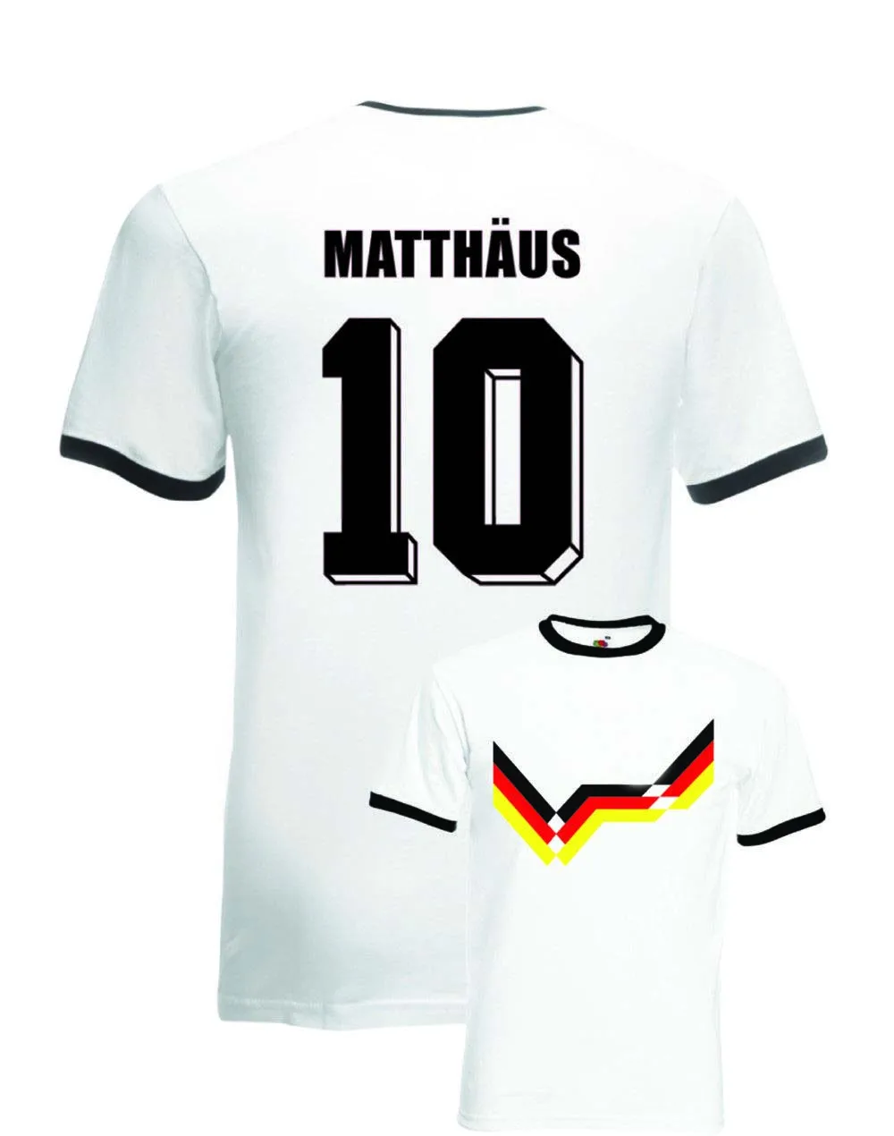 Мужская футболка с круглым вырезом Lothar Matthaus Германия No.10 Italia 90 хит продаж 2019 |