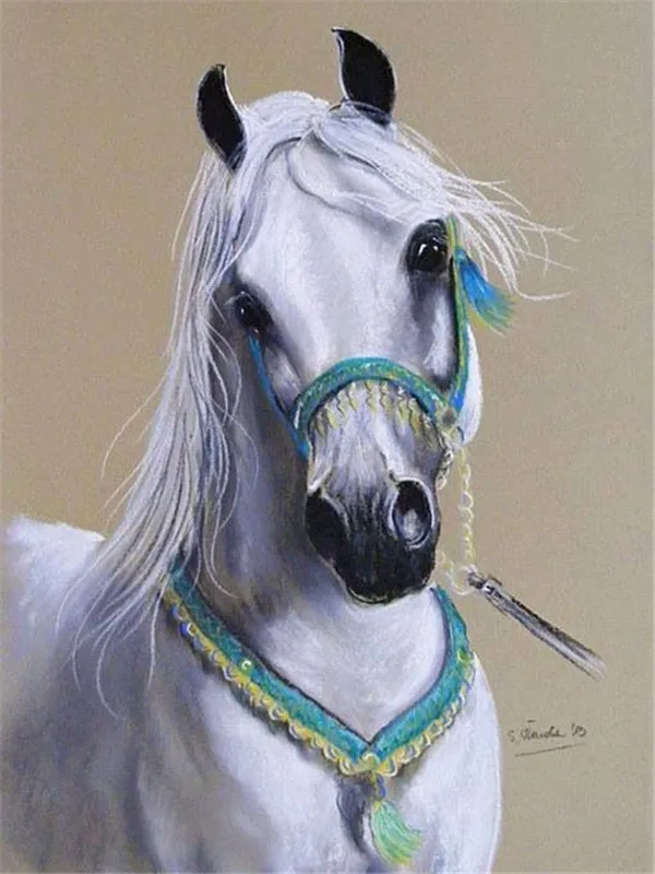 

NEW Full drilling Diamond Embroidery Animal Horse DIY Cross stitch Diamond Embroidery Home Decoration birthday gift