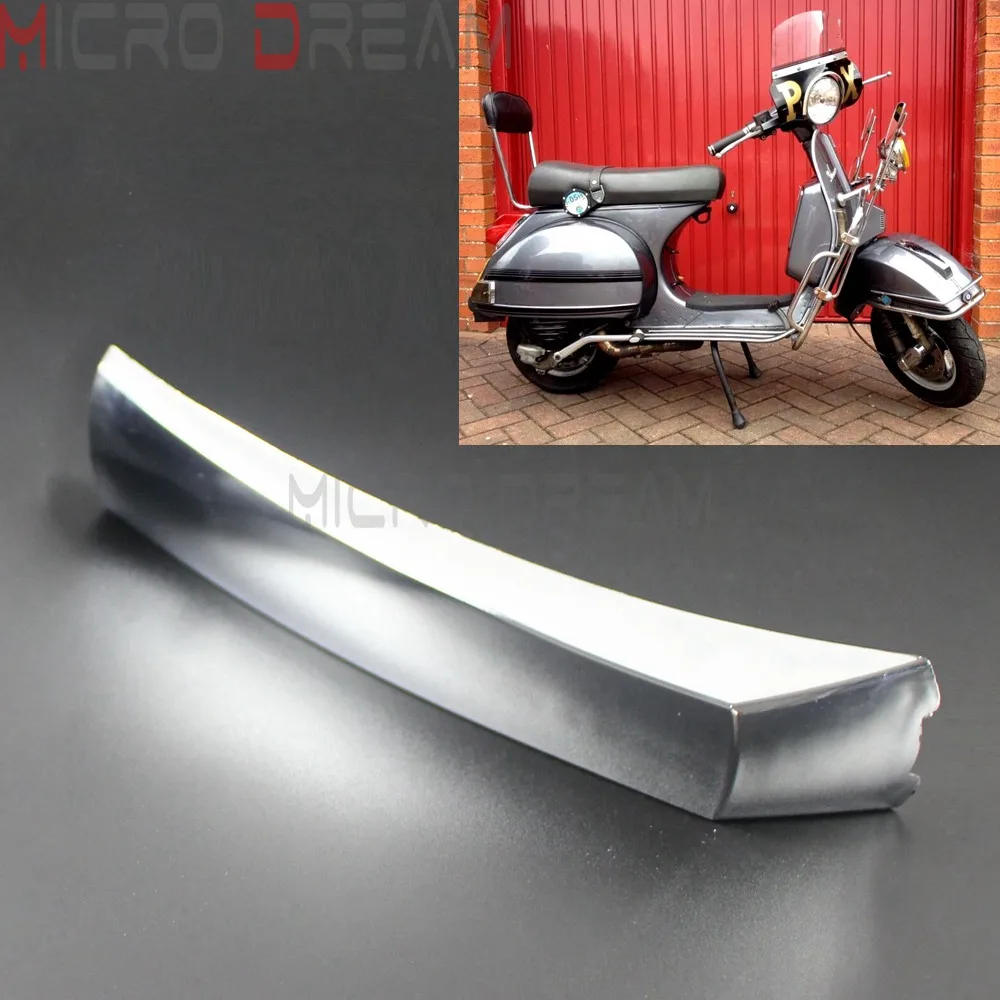 Bande de garde-boue décorative pour garde-boue avant de Scooter, Style rétro, pour VESPA PX 125 150 200 LML T5 EFL disque chromé