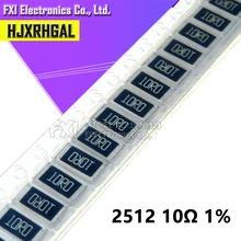 50 шт. 2512 SMD Резистор 10 Ом 1% 1 Вт 10R 100
