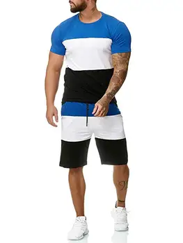 

New sportswear for men in summer 2020: T-shirt + shorts casual sportswear for men, sportswear suits for men.M - 3 xl