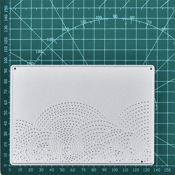 

Wave Pattern Decoration Metal Cutting Dies New 2019 for Scrapbooking Card Making Embossing Cuts Dies Stencil Alinacrafts Dies