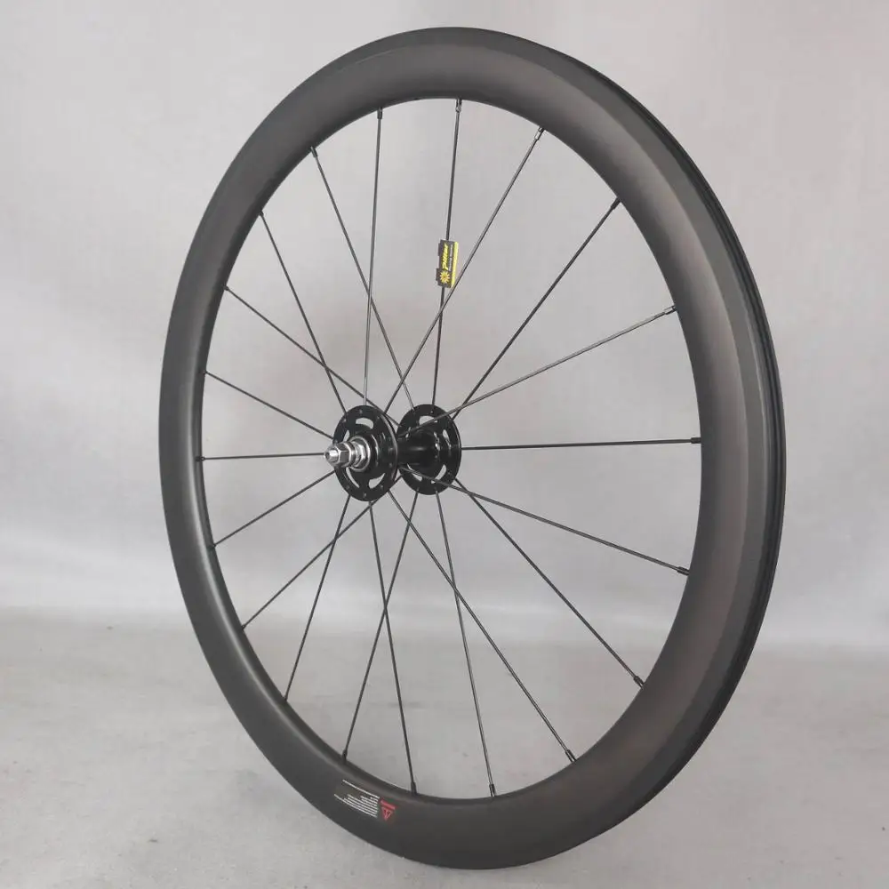 fixed gear wheels novatec hubs track bike 50mm Clincher Carbon wheels fixed gear wheels 700C wheelset fixie bike