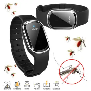

Portable Ultrasonic Mosquito Repellent Bracelet Pest Insect Bugs Anti Mosquito Insect Bracelet Ultrasound Outdoor for Kids